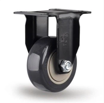 PU 2.5 นิ้วบนล้อ PP แข็งสำหรับรถเข็น