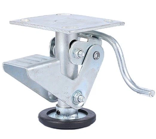 Adjustable Floor Locks for Mobile Equipment